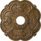 Ekena Millwork Rotherham Ceiling Medallion (Fits Canopies up to 3 1/2"), 18"OD x 3 1/2"ID x 1 1/2"P, Rubbed Bronze CM17RORZS - alternate 1